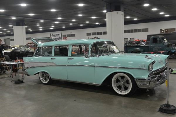 1957 chevy bel air wagon four door