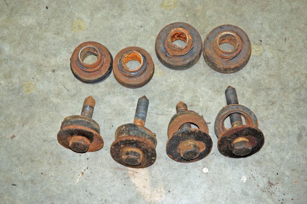 stock body and frame mounts to a chevy nova