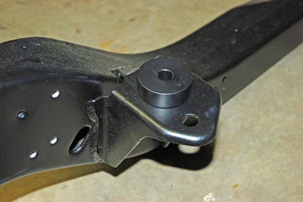 frame mount with bushing installed