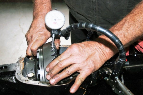 measuring ring gear teeth