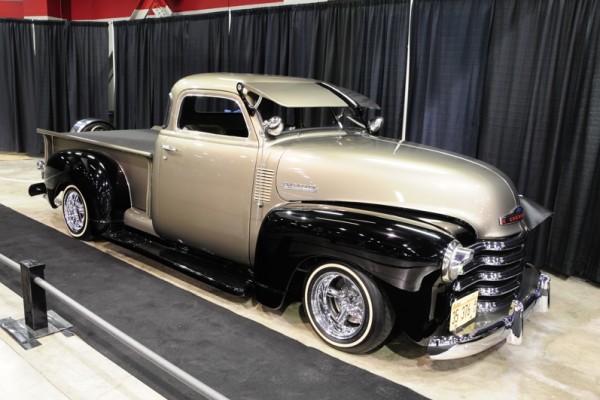customized chevy 3100 vintage pickup truck