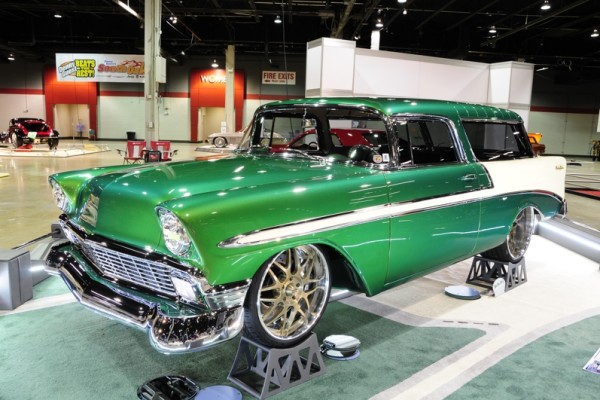 1956 chevy nomad wagon at 2017 Chicago World of Wheels