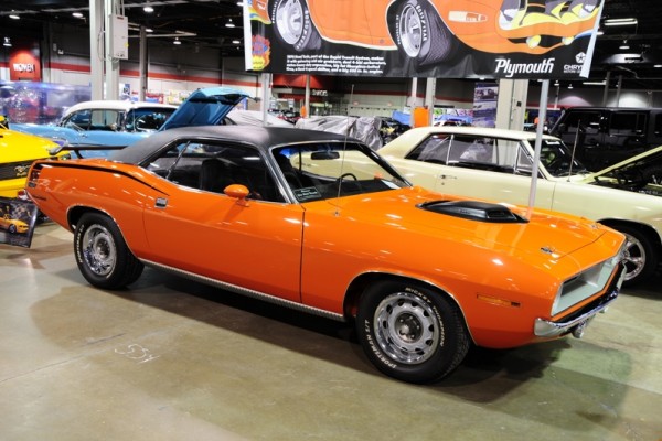 orange plymouth barracuda