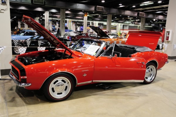 1967 chevy camaro convertible at 2017 Chicago World of Wheels