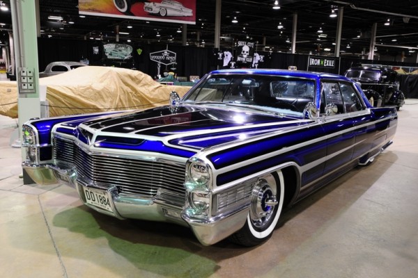 custom cadillac sedan hot rod at 2017 Chicago World of Wheels