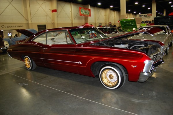 lowrider impala custom coupe at 2017 salt lake city autorama