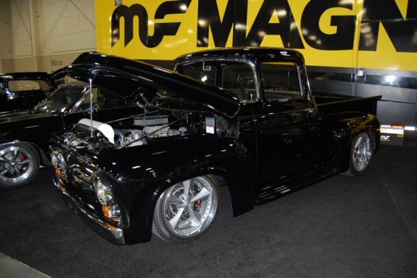 hot rod pickup truck at 2017 salt lake city autorama