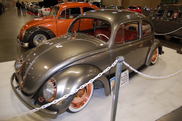 custom Volkswagen beetle bug hotrod at 2017 salt lake city autorama