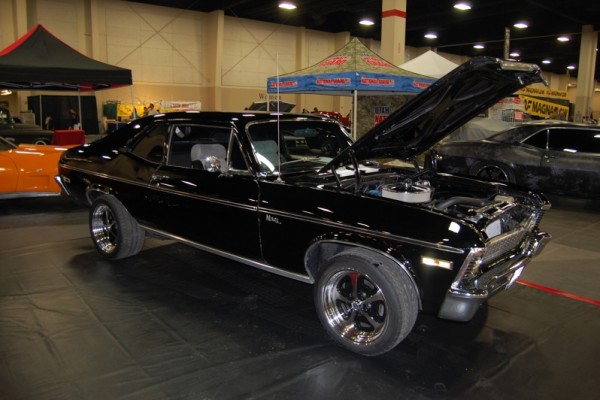 classic second gen hot rod chevy nova at 2017 salt lake city autorama
