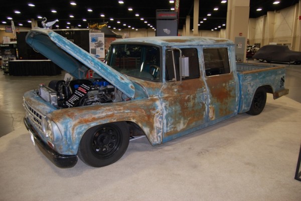 dodge vintage four door pickup truck hot rod at 2017 salt lake city autorama