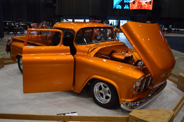vintage custom Chevy show truck