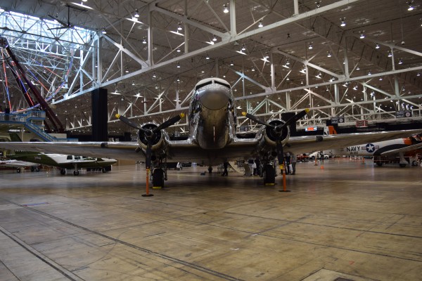 douglas dc-3 at classic car show