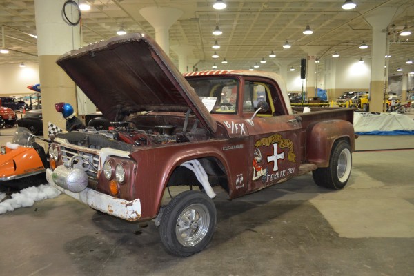 gasser straight axle dodge truck drag racer