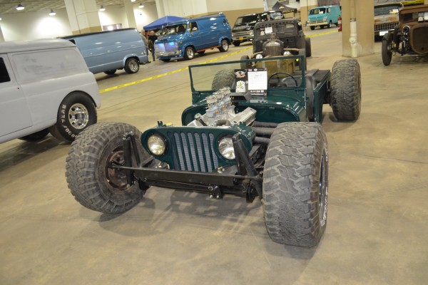 slammed custom willys jeep hot rod