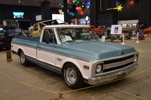 chevy c10 custom vintage pickup truck