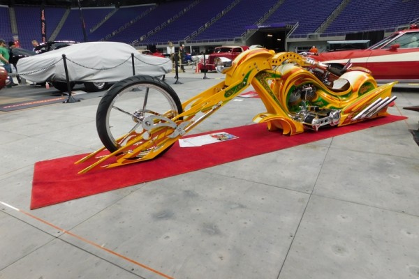 custom american v twin chopper from 2017 Minneapolis world of wheels