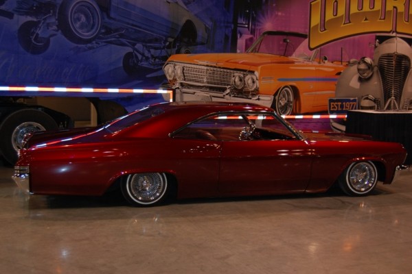 custom lowrider chevy impala hardtop coupe from Omaha World of Wheels 2017