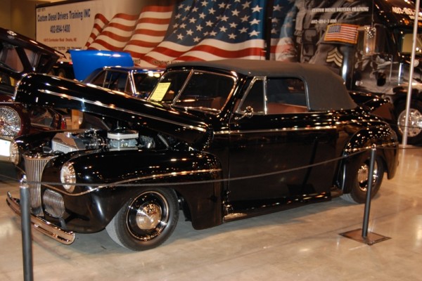 black hotrod ragtop from Omaha World of Wheels 2017