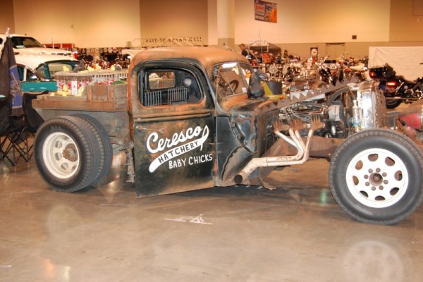 rat rod pickup truck from Omaha World of Wheels 2017