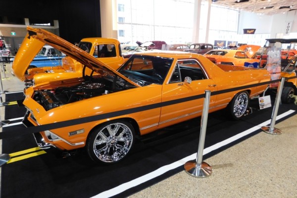 orange chevy el camino 350 from Winnipeg world of wheels 2017