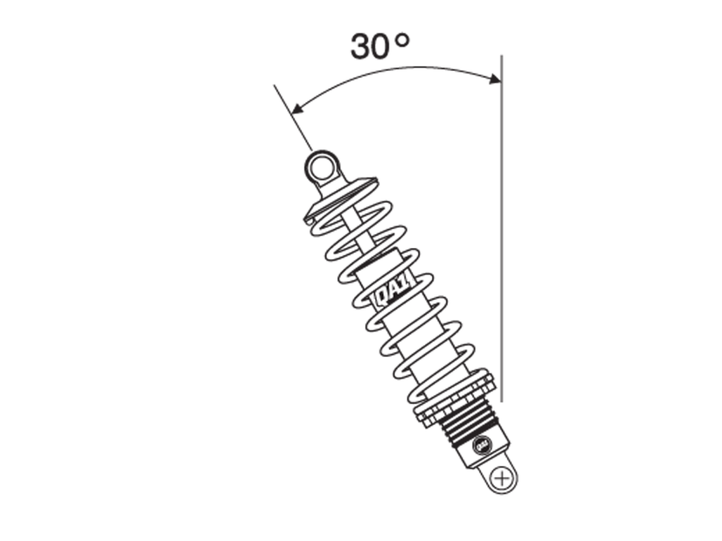 shock mounting angle