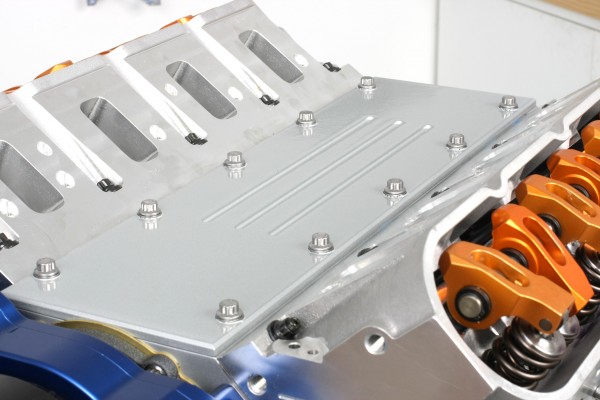 fabricated lifter valley cover on an ls engine