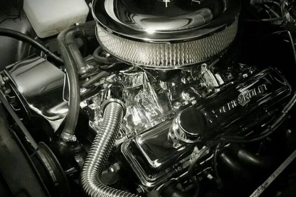 small block chevy engine in a 9172 chevy chevelle