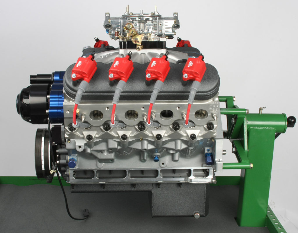 ls engine on a stand