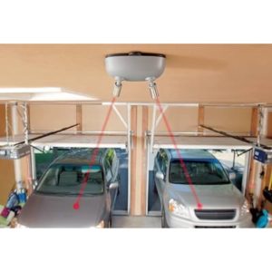Dual laser parking assistant for garage (or possibly laser death rays)