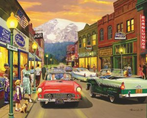 Nostalgic Main Street jigsaw puzzle
