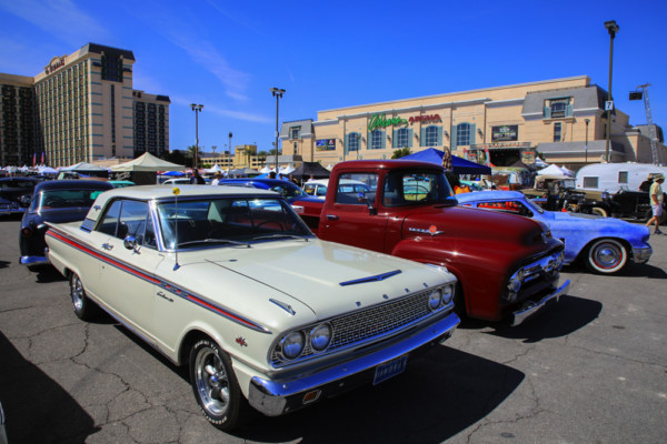 classic cars at a car show