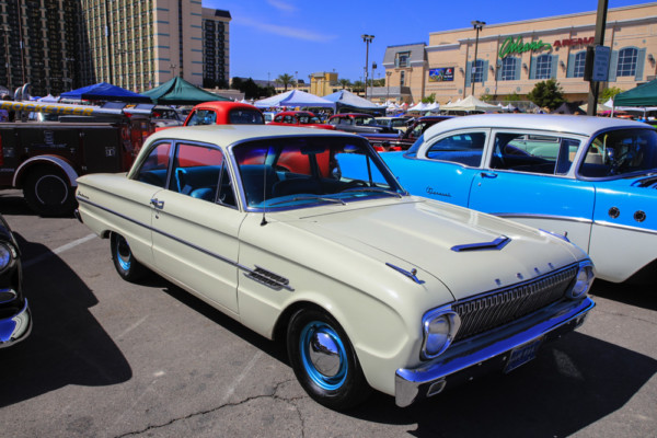 ford falcon at a car show