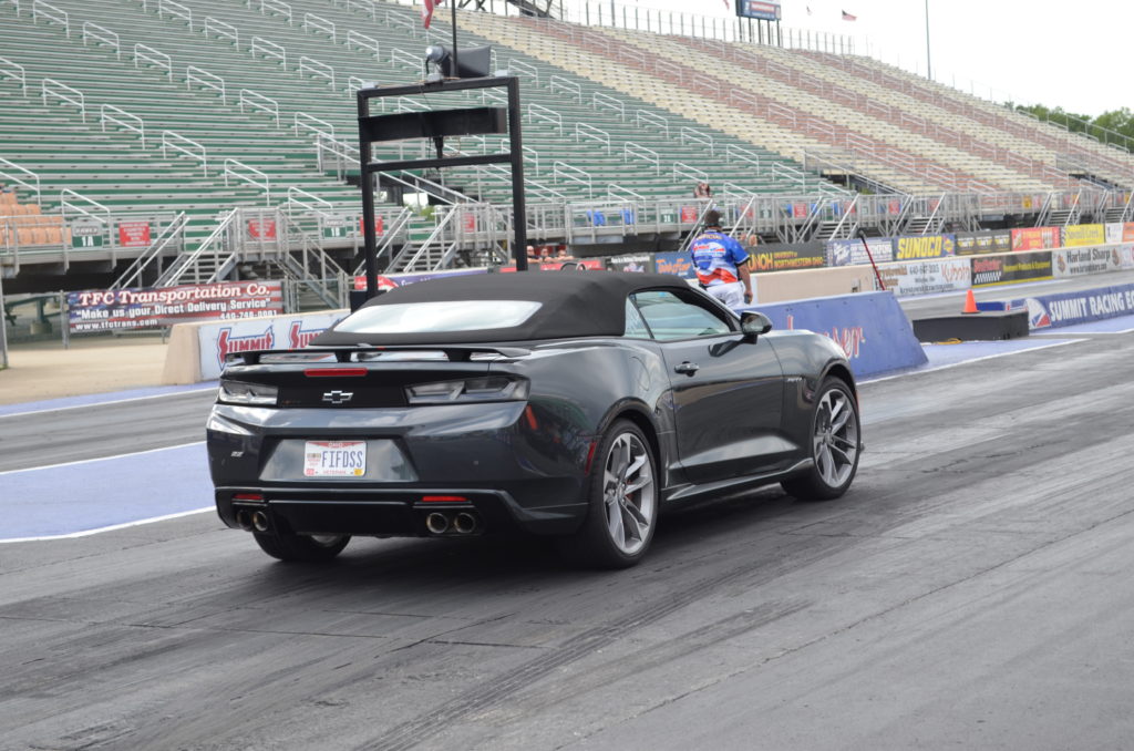 chevy camaro sixth gen on dragstrip during Super Summit 2017