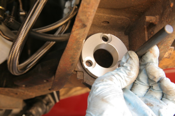 ridetech coilover mount for a ford mustang retrofit