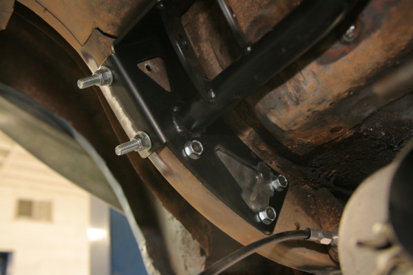 frame mounting bracket ofr a 1968 ford mustang suspension