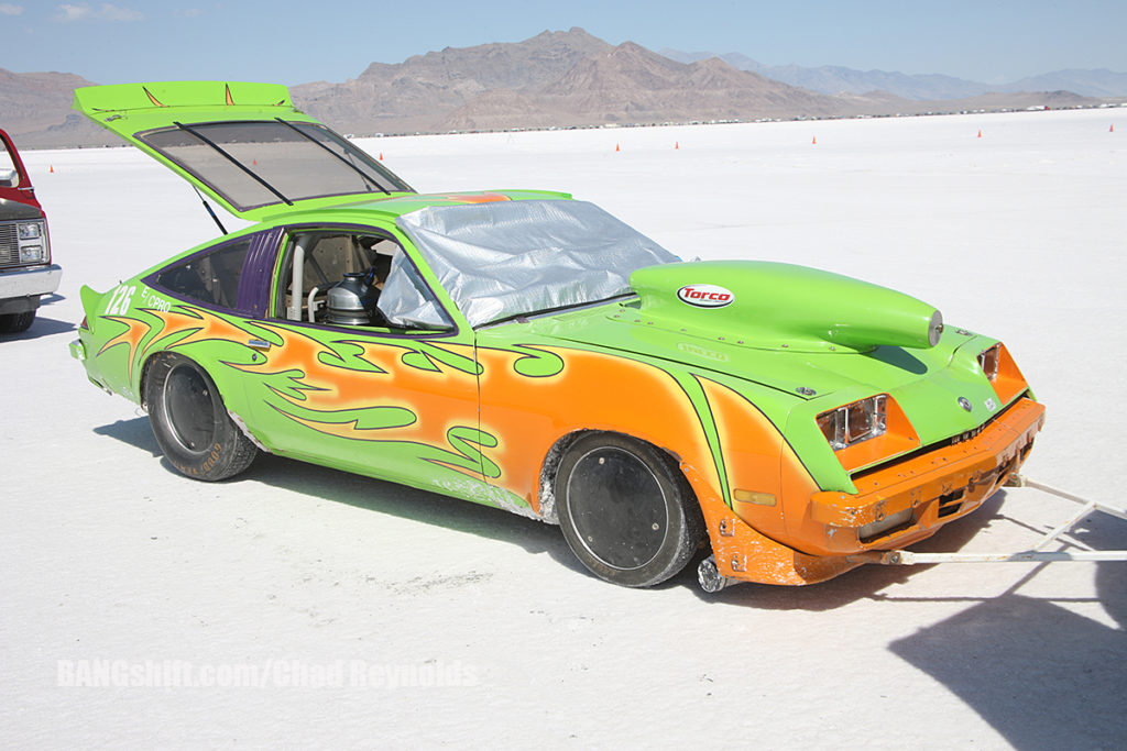 chevy monza land speed racer at bonneville salt flats