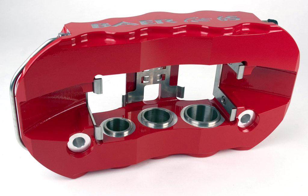 Baer six-piston brake caliper