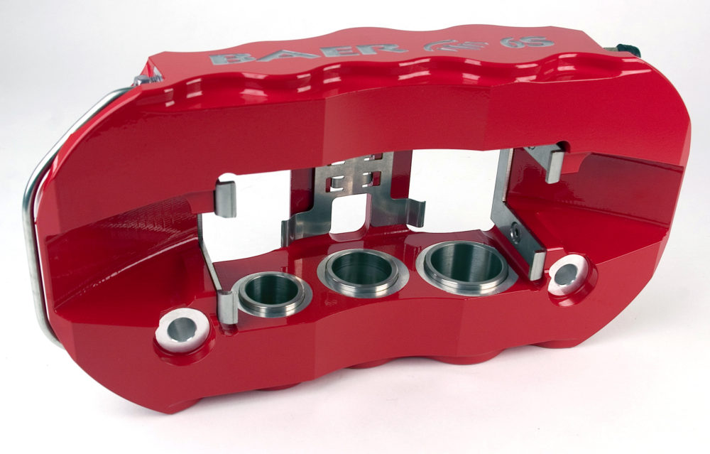 Baer six-piston brake caliper