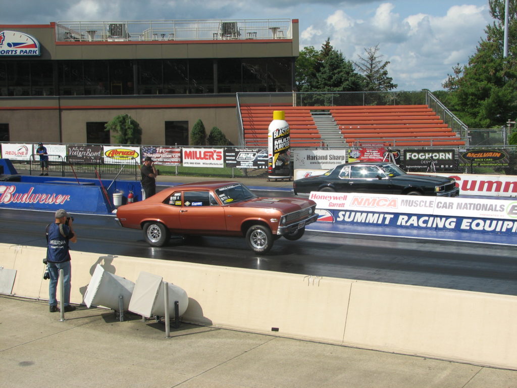 Chevy Nova Drag Race
