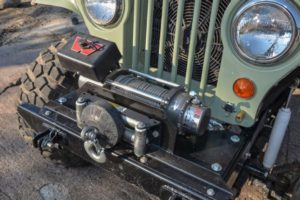 Jeep CJ with WARN Winch