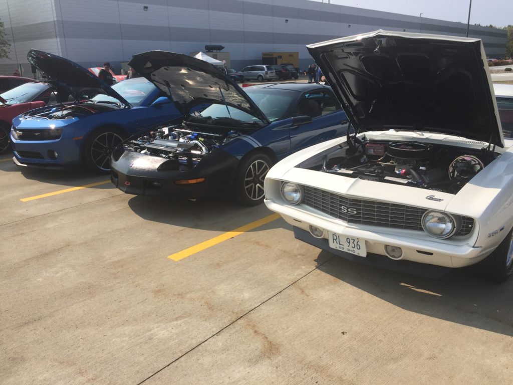 Camaros in a Row