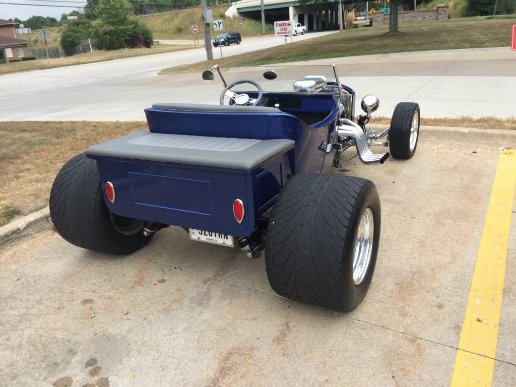 Ford T-Buckets, Blue, Rear