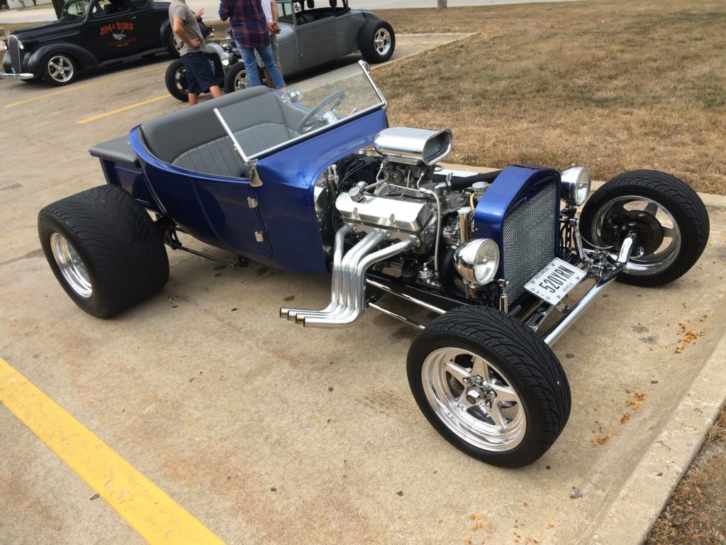 Ford T-Buckets, Blue, Front Passenger Side