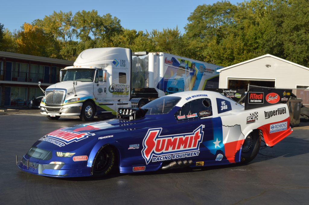 Dan Wilkerson's Funny Car Side