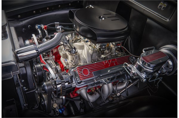 49 chevy pickup hot rod engine