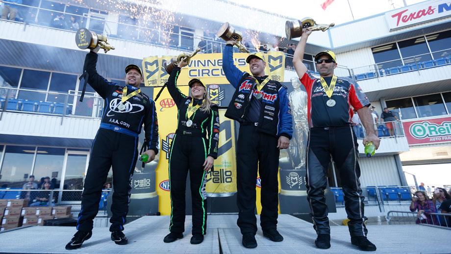 2017 NHRA Texas FallNationals Winners