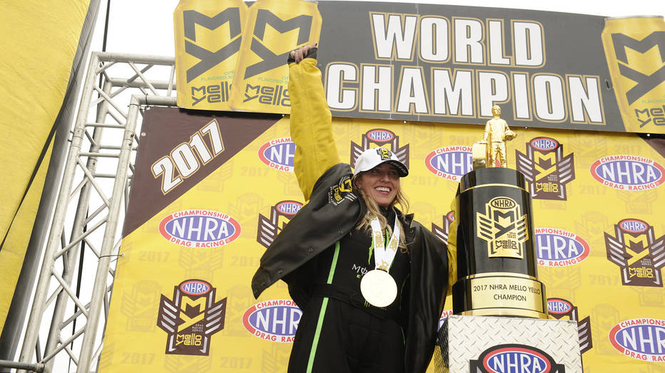 Brittany Force NHRA Top Fuel champion 2017