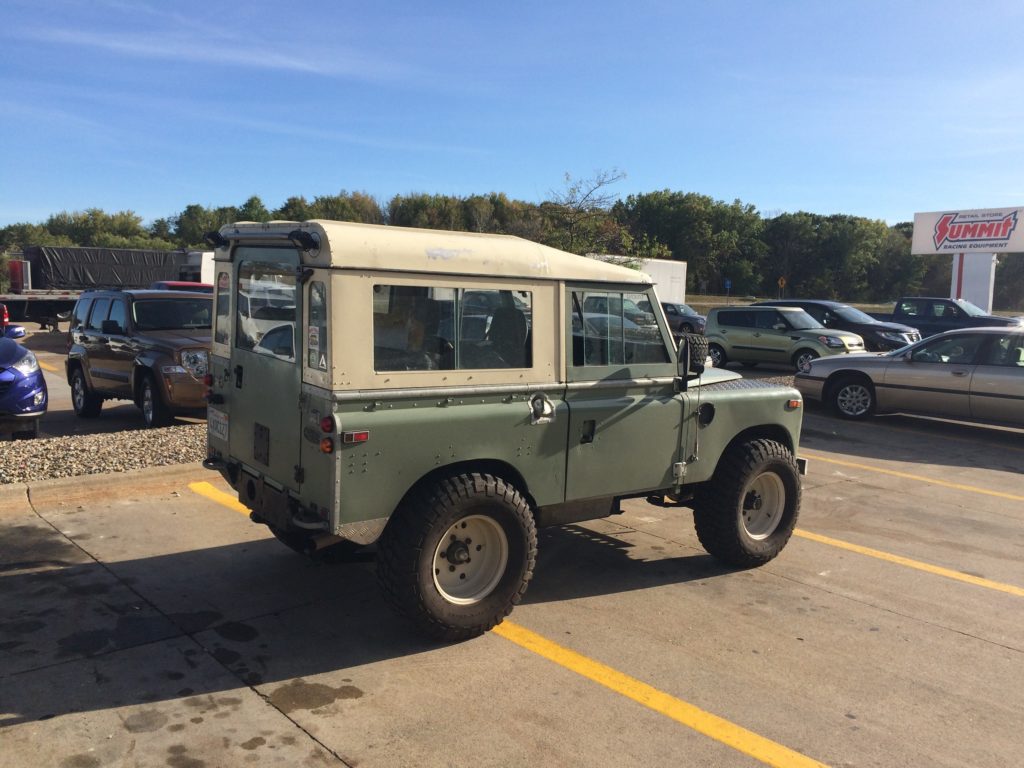 Land Rover Series 3, Passenger Side Rear