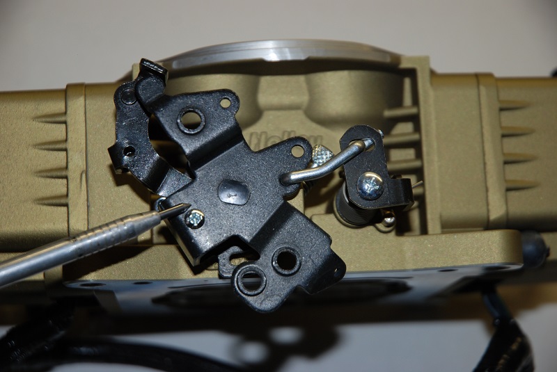 Holley Terminator Stealth EFI throttle linkage