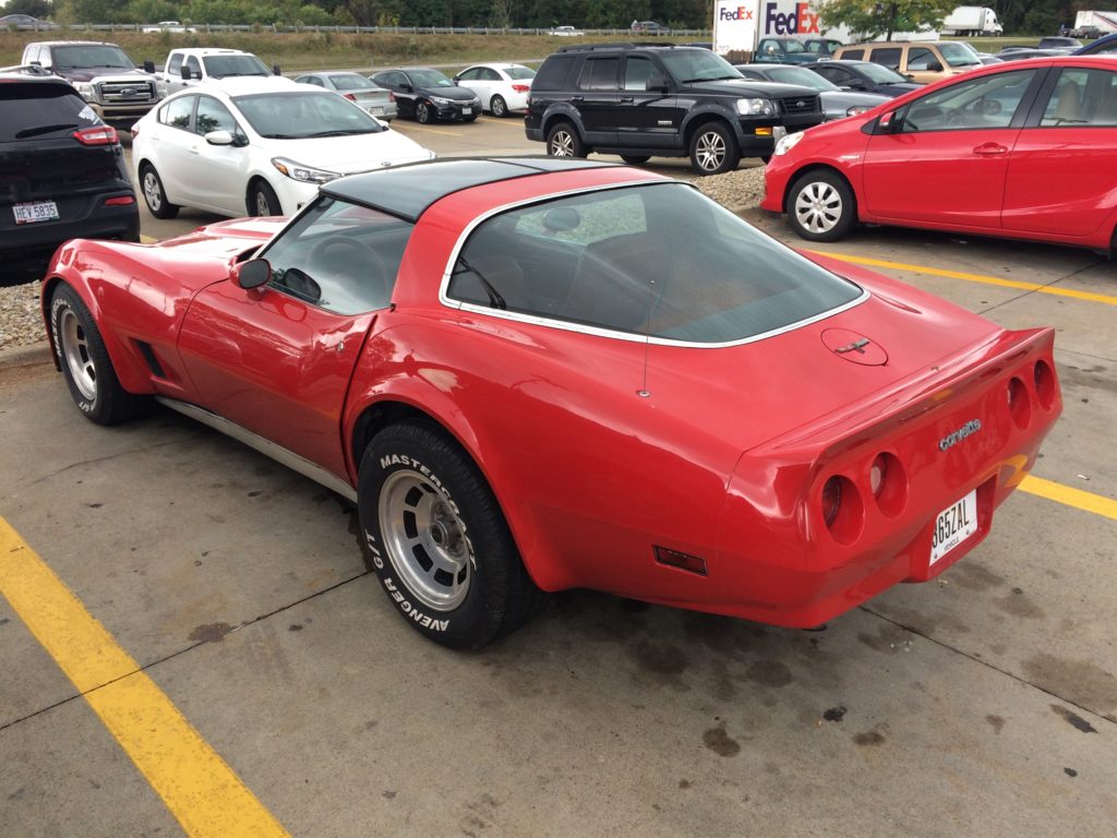 1980 Corvette Rear Drivers Side